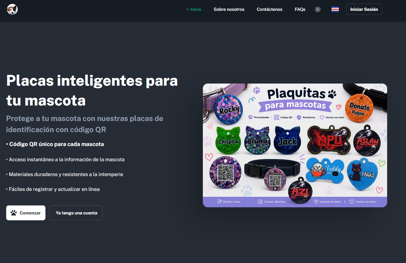 Pet QR Platform